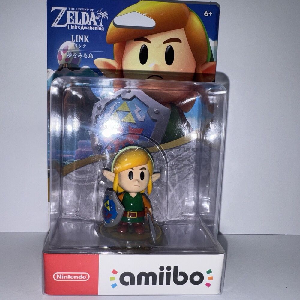 Nintendo amiibo Link Figure - Zelda: Link's Awakening (2019) NFC Collectible